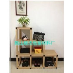 方紙管、易組裝環保鞋子展架 商超展示架 儲物架