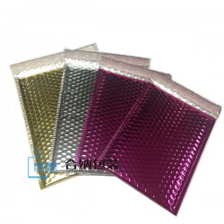 彩色鍍鋁膜氣泡袋供應廠家，防震物流包裝袋，國際物流信封袋訂制