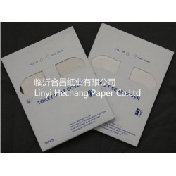 定制生產加工四分之一折馬桶坐墊紙