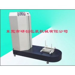 行李薄膜裹包機 深圳棧板纏繞機 惠州市惠東雙工位鋼帶纏繞機廠