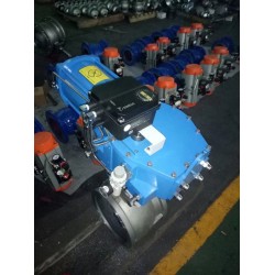 耀圣氣動式V型調節球閥