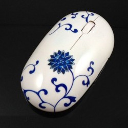 自動噴涂配套生產鼠標水轉印貼紙加工 青花紋鼠標水貼紙定制