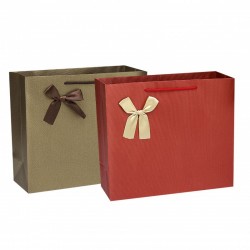 江蘇福圓服裝購物包裝袋化妝品手提紙袋定制白色牛皮紙禮品袋批發