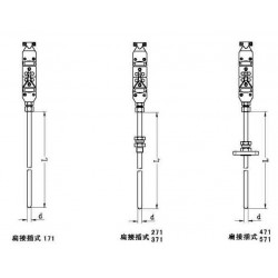WZPK-573活動法蘭扁接插式鎧裝熱電阻