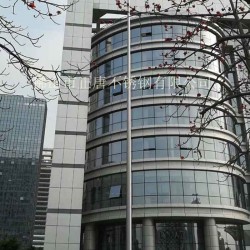 不銹鋼電動(dòng)旗桿，不銹鋼錐形旗桿