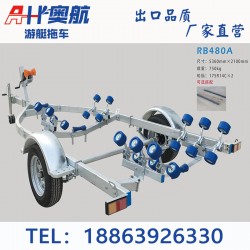 船用拖車游艇快艇玻璃鋼艇拖車路亞艇船拖車托車架拖船艇拖車