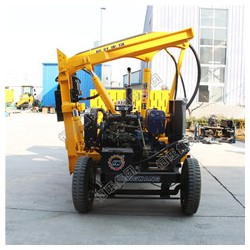 恒旺小四輪一體式打樁機