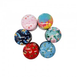 中國風花茶小圓罐 批發 零售茶葉罐 旅行必備茶葉罐