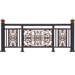 廠家供應裕能Lg-A64鋁合金欄桿家用小區鋁藝護欄