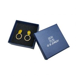 現(xiàn)貨首飾禮品盒 藍(lán)色天地蓋戒指通用項(xiàng)鏈?zhǔn)骤C包裝盒定制LOGO