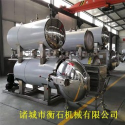 衡石機械風(fēng)干雞殺菌鍋電加熱雙層殺菌鍋豆干殺菌釜