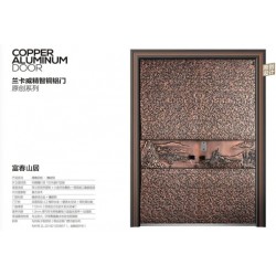 別墅精鑄藝術門-*端鑄鋁門銅門