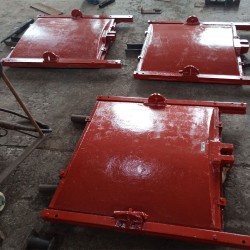 博克水利 產銷 方形加厚鑄鐵鑲銅閘門 單向止水閘門