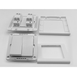 墻壁插座二開機械開關模具