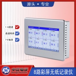 ZYW710T八通道無(wú)紙記錄儀