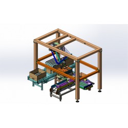 單/雙多列匣倉柔性理料裝箱單元